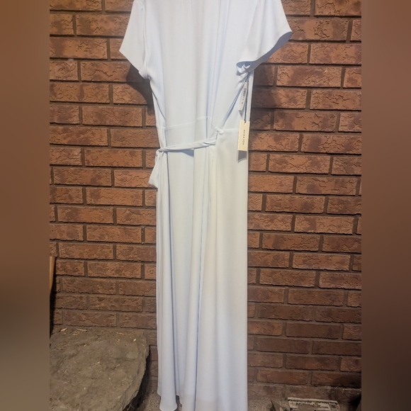 NWT Babaton Soft Blue Maxi Dress - Picture 4 of 6